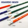 Wooden HB pencils, lead-free and toxic hexagonal pencils with erasers, blue, green and orange, high appearance level, foreign trade supply display box Application Scenario